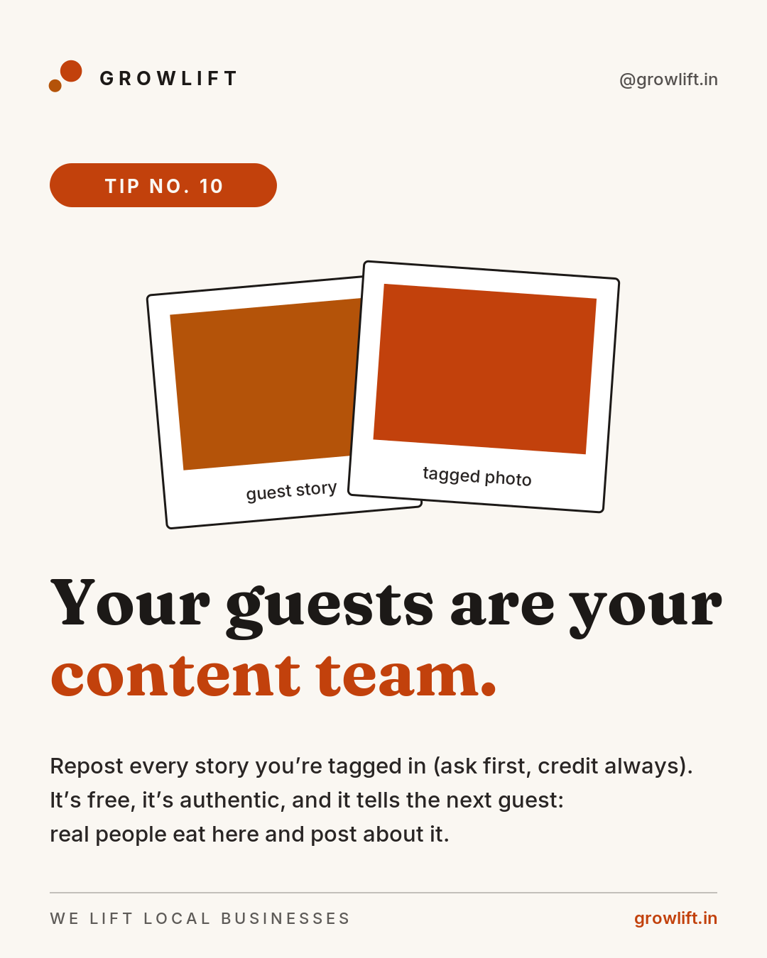 Guests are your content team